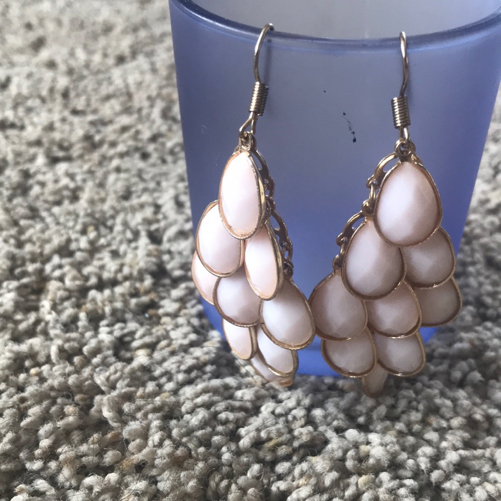 Francescas Light Pink Jewel Earrings